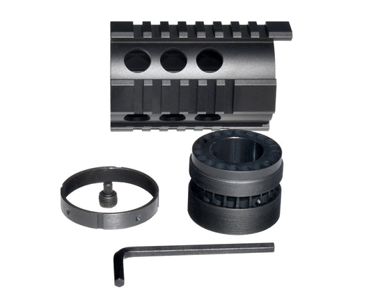 Mini 4" Short Free Float Quad Rail Handguard for .223 and 5.56