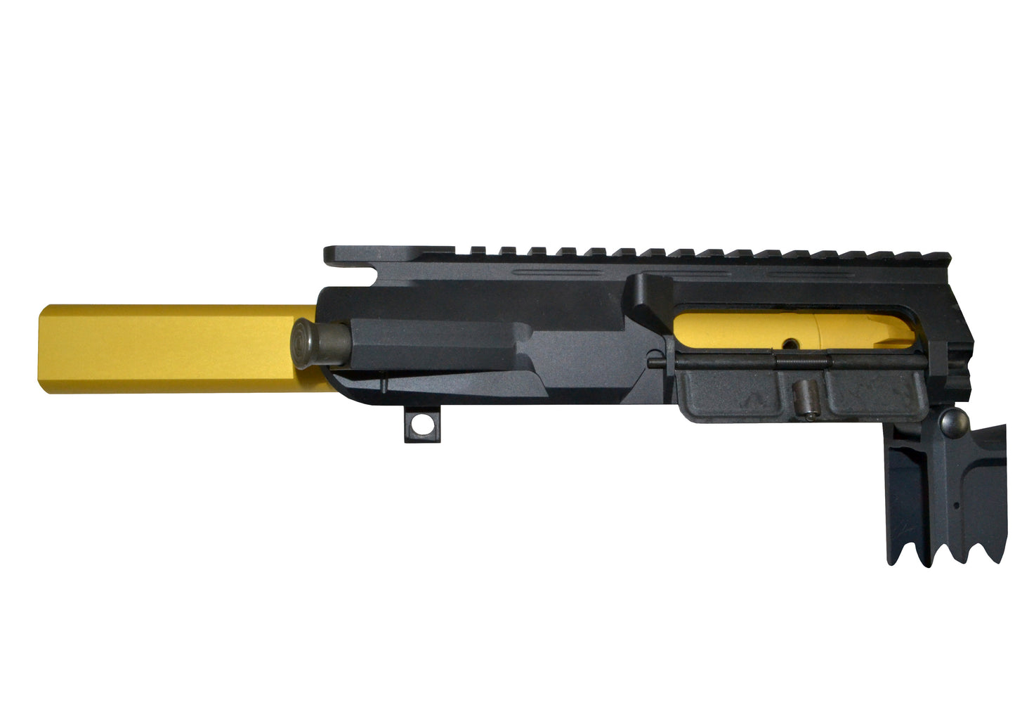 AR-15 M16 Reaction Bar and Barrel Vise Block Rod Tool with Torque Block, Gold