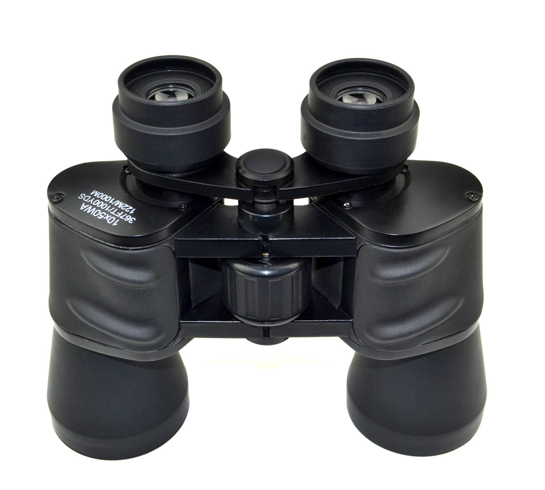 Wide Angle FOV 10X50 Binoculars with Carry Case & Accessories