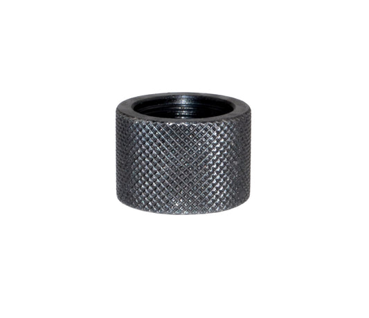 AR-10 .308 Barrel Thread Protector Nut for 5/8"x24 Muzzle Threading and 0.915" diam, Black