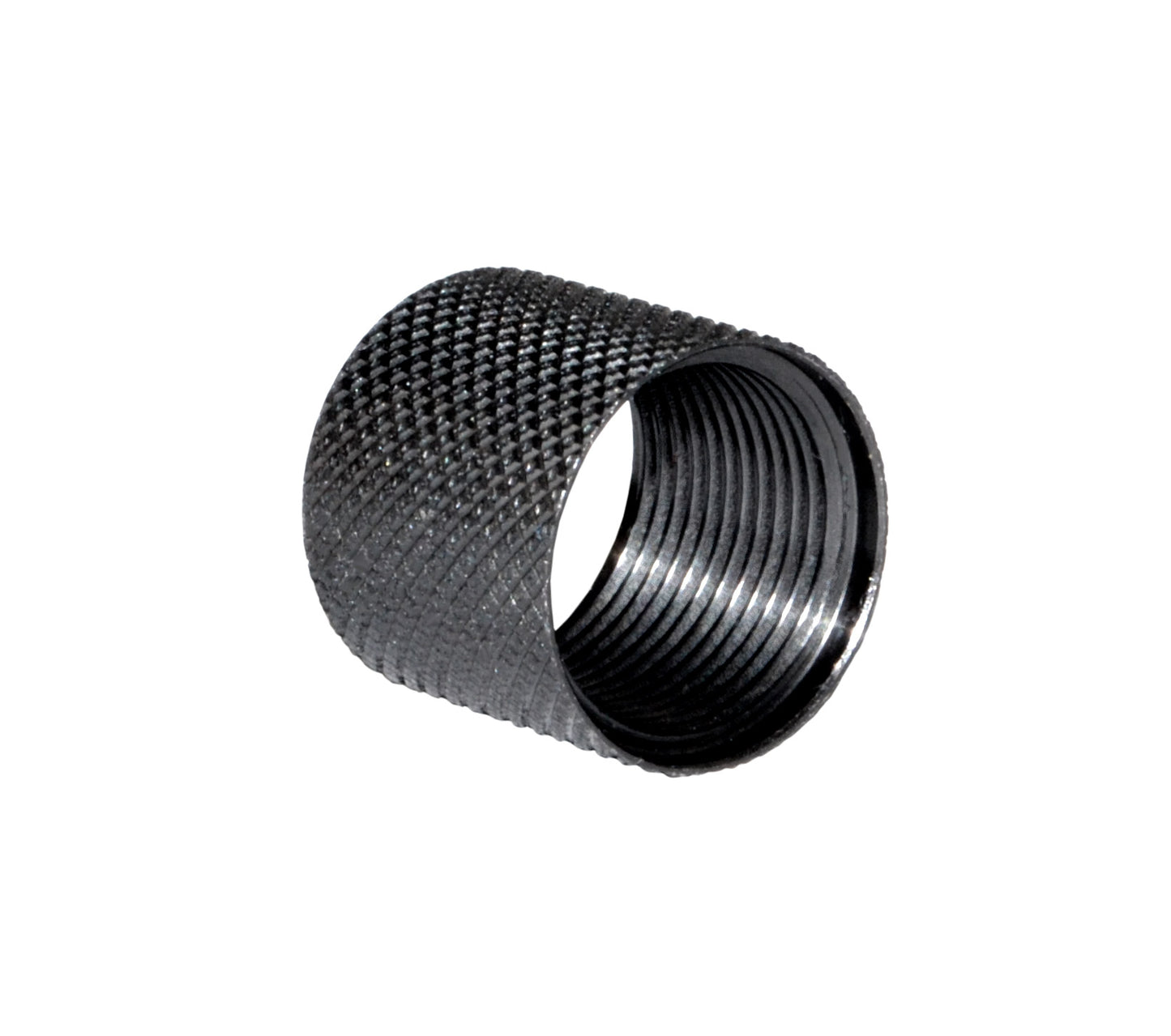 AR-10 .308 Barrel Thread Protector Nut for 5/8"x24 Muzzle Threading and 0.712" diam, Black