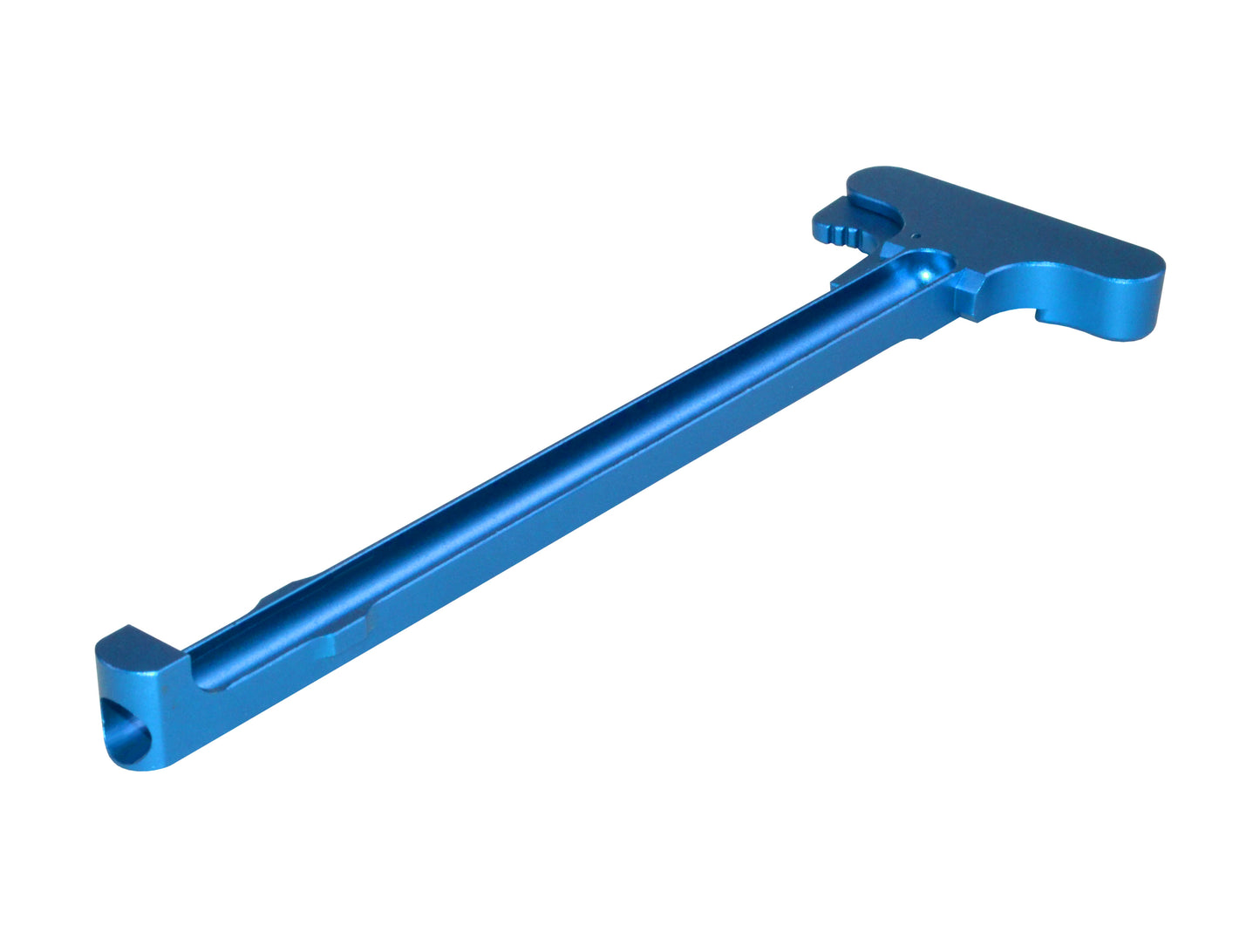 AR-15 and AR-9 Standard Charging Handle, Blue Anodized