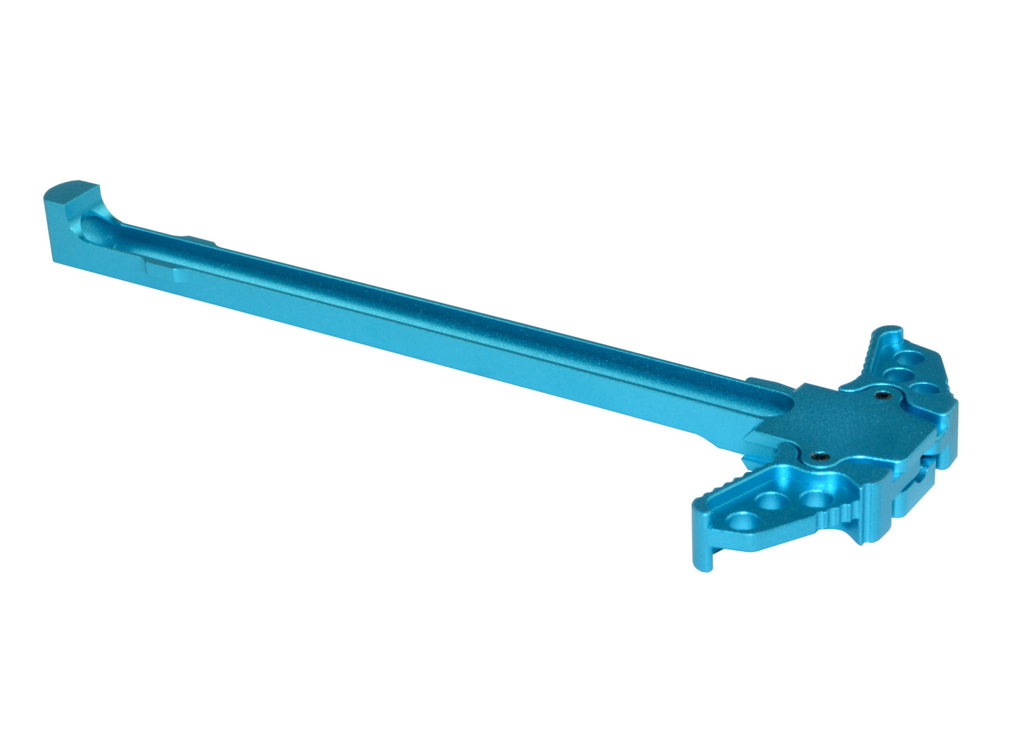 Presma® Patented Ambidextrous AR-15 and AR-9 Charging Handle, Light Blue Anodized
