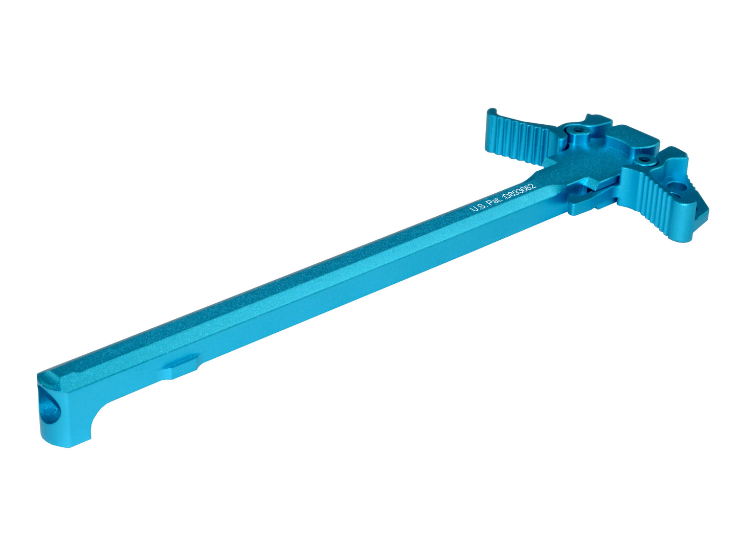 Presma® Patented Ambidextrous AR-15 and AR-9 Charging Handle, Light Blue Anodized