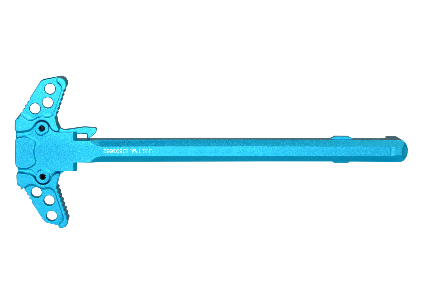 Presma® Patented Ambidextrous AR-15 and AR-9 Charging Handle, Light Blue Anodized