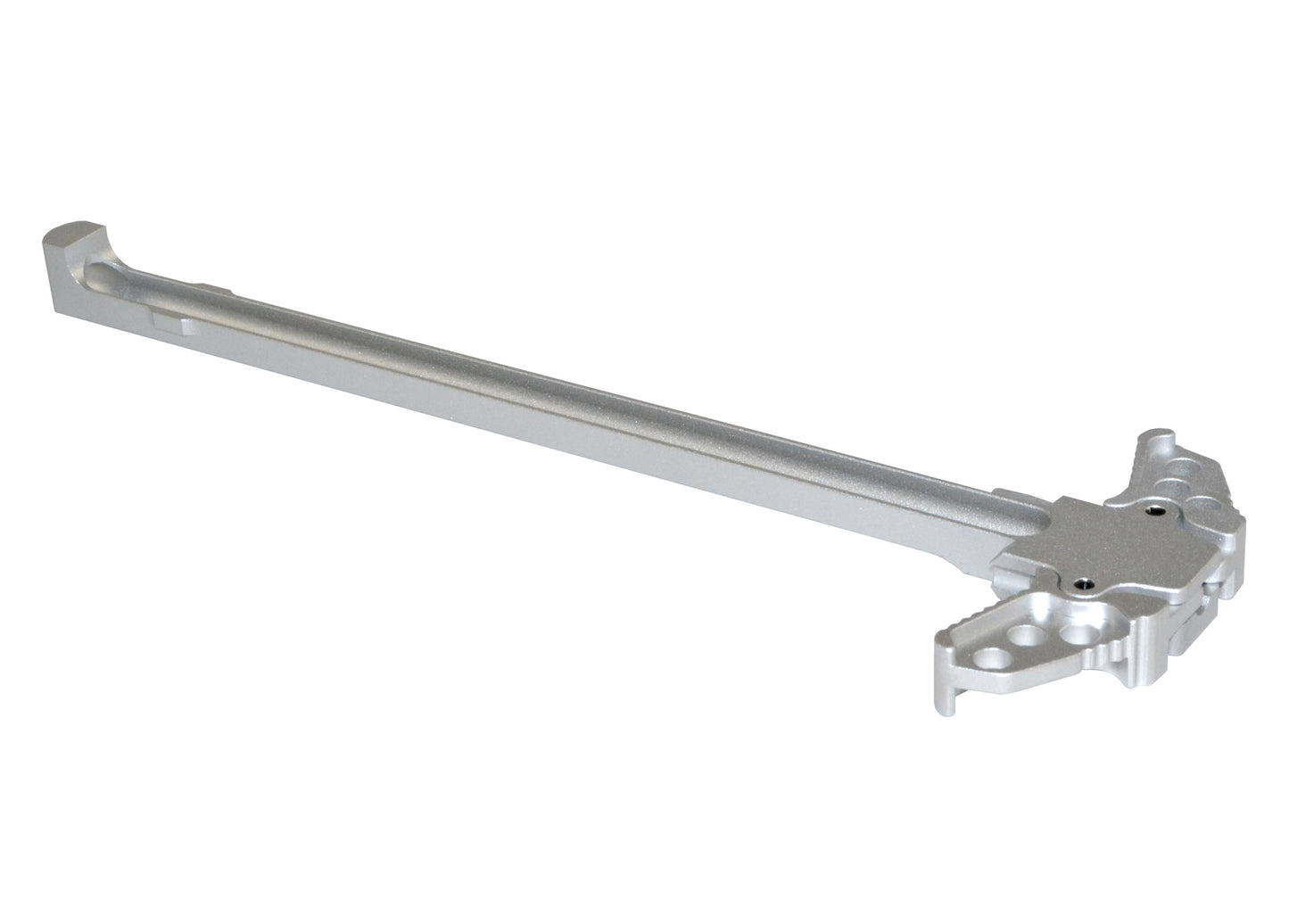 Presma® Patented Ambidextrous AR-10 LR .308 Charging Handle, Silver Anodized