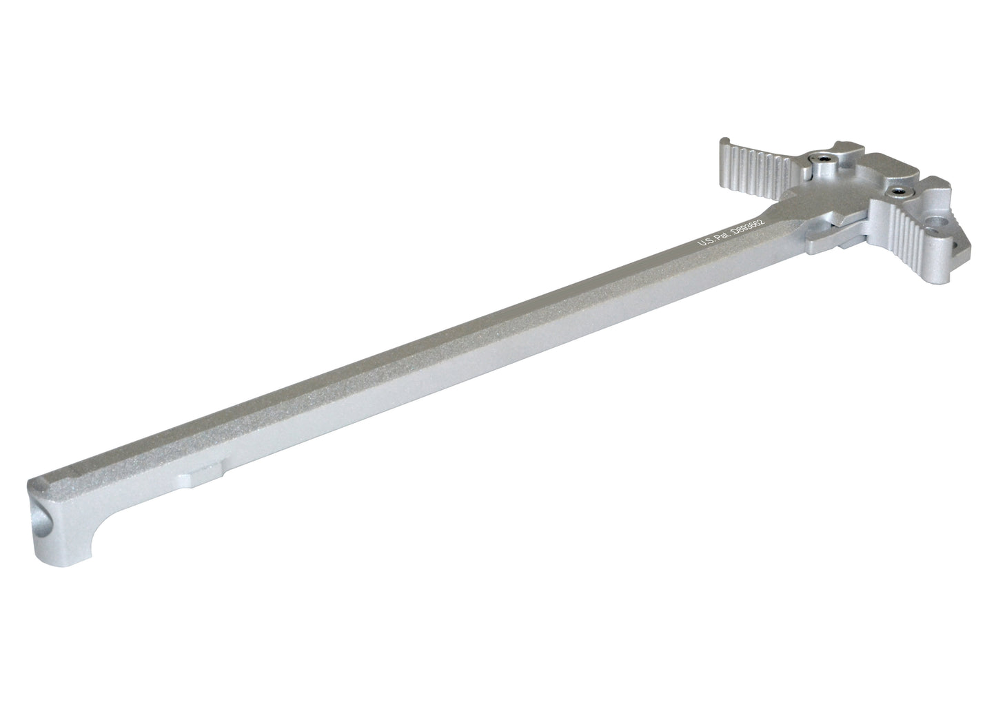 Presma® Patented Ambidextrous AR-10 LR .308 Charging Handle, Silver Anodized