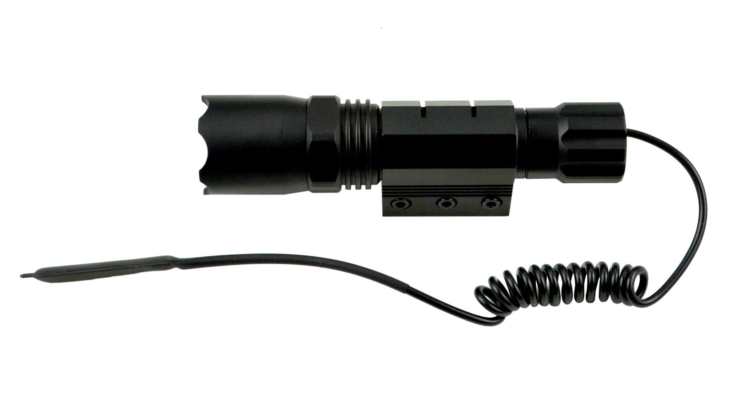 Sniper Grunt® Tactical Flashlight with Picatinny Rail Mount