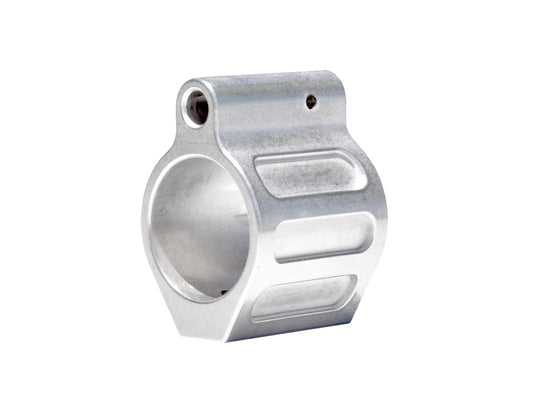 Low Profile Micro Gas Block with Pin for 0.750" Diameter Barrels, Stainless Steel