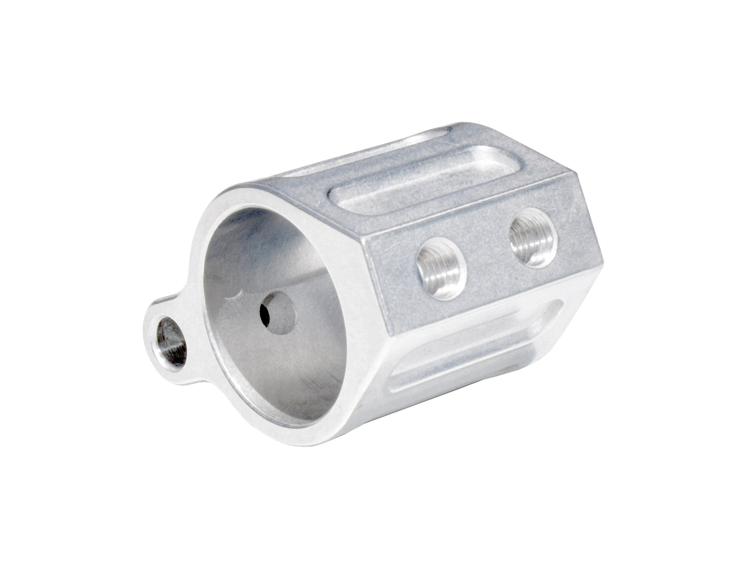 Low Profile Micro Gas Block with Pin for 0.750" Diameter Barrels, Stainless Steel