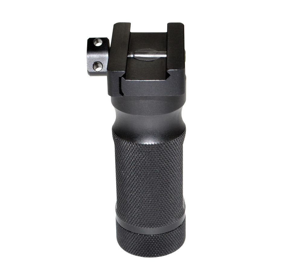 Aluminum Stubby Fore Grip with O ring Sealed Compartment