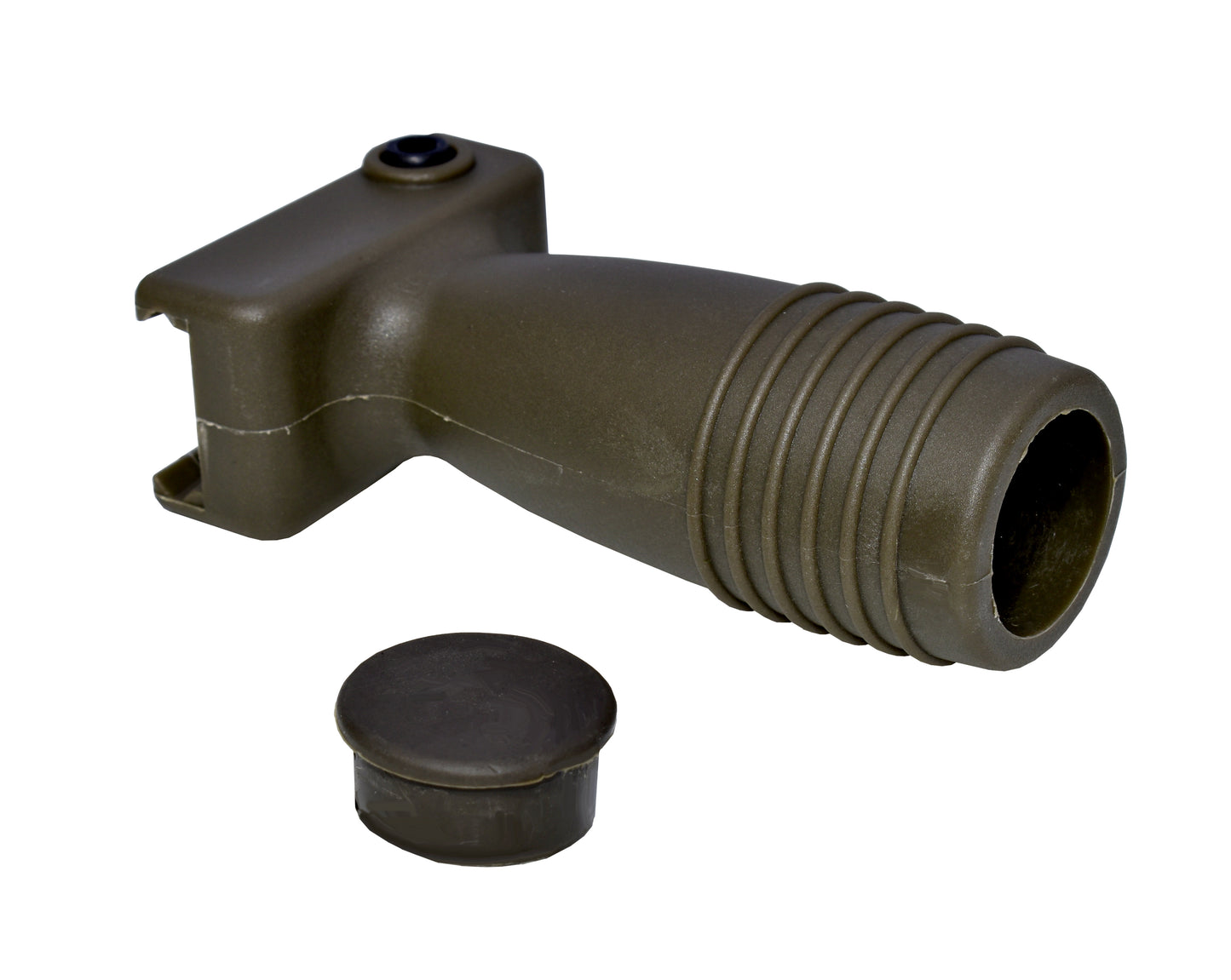 Polymer Fixed Vertical Foregrip Grip, Dark Green