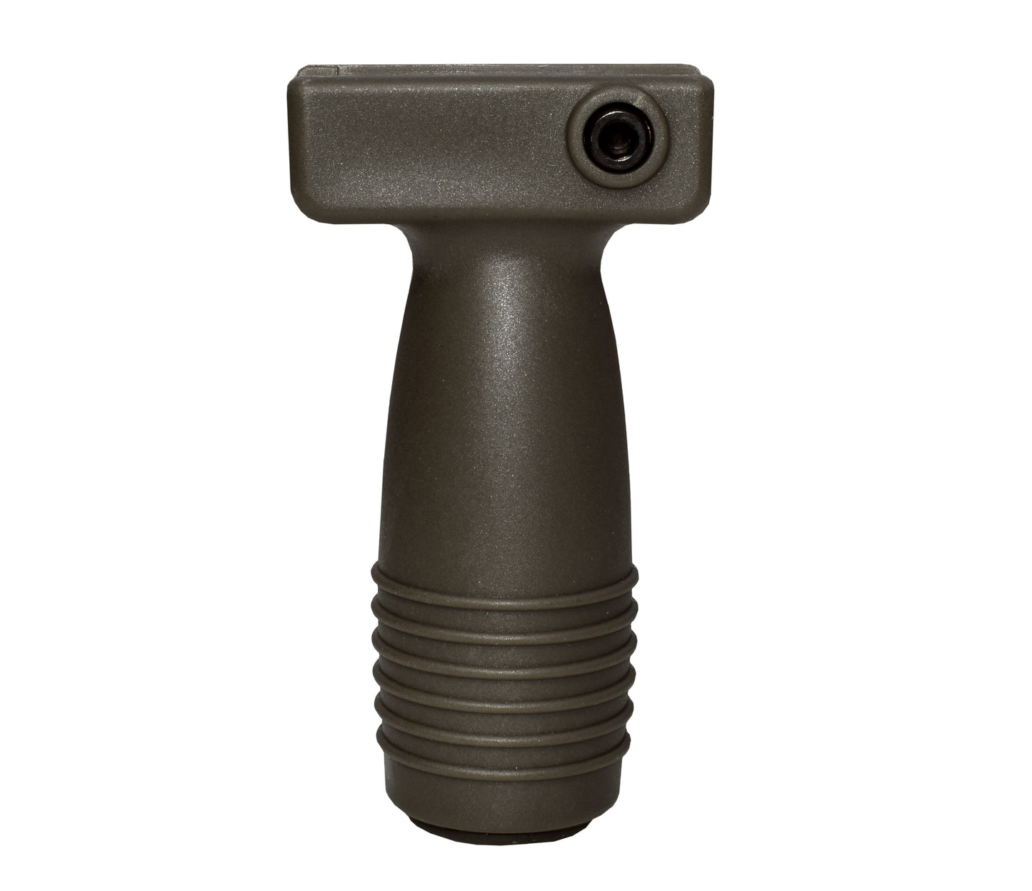 Polymer Fixed Vertical Foregrip Grip, Dark Green