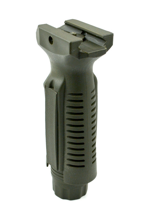 Ergonomic Fixed Vertical Foregrip Grip, Green