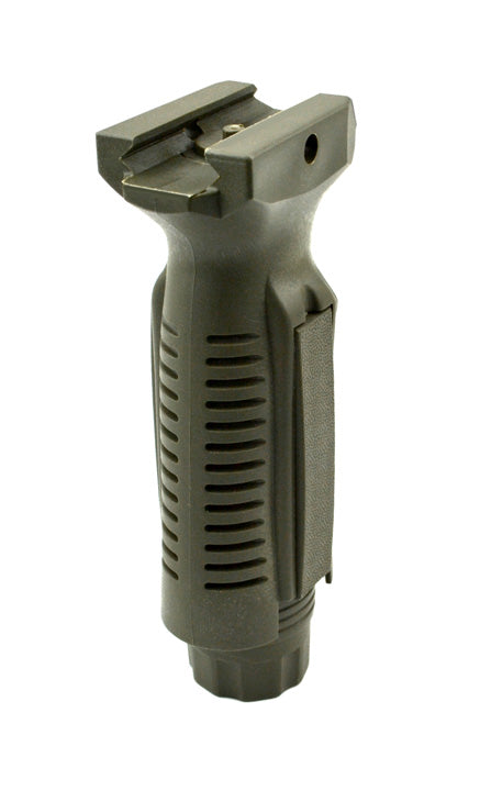Ergonomic Fixed Vertical Foregrip Grip, Green