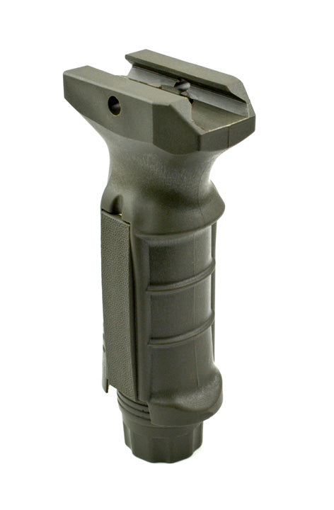 Ergonomic Fixed Vertical Foregrip Grip, Green