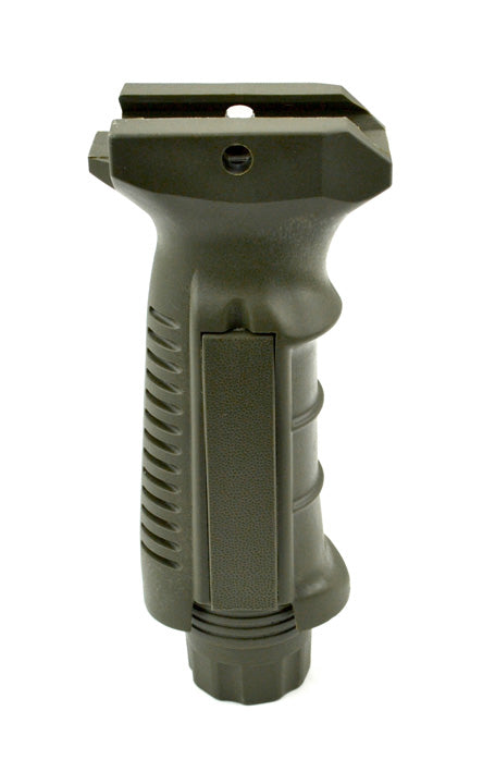 Ergonomic Fixed Vertical Foregrip Grip, Green