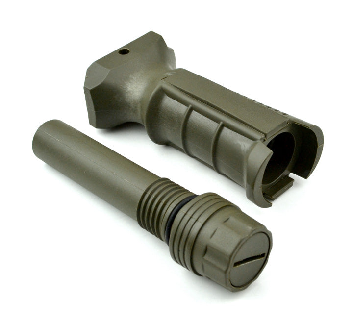 Ergonomic Fixed Vertical Foregrip Grip, Green