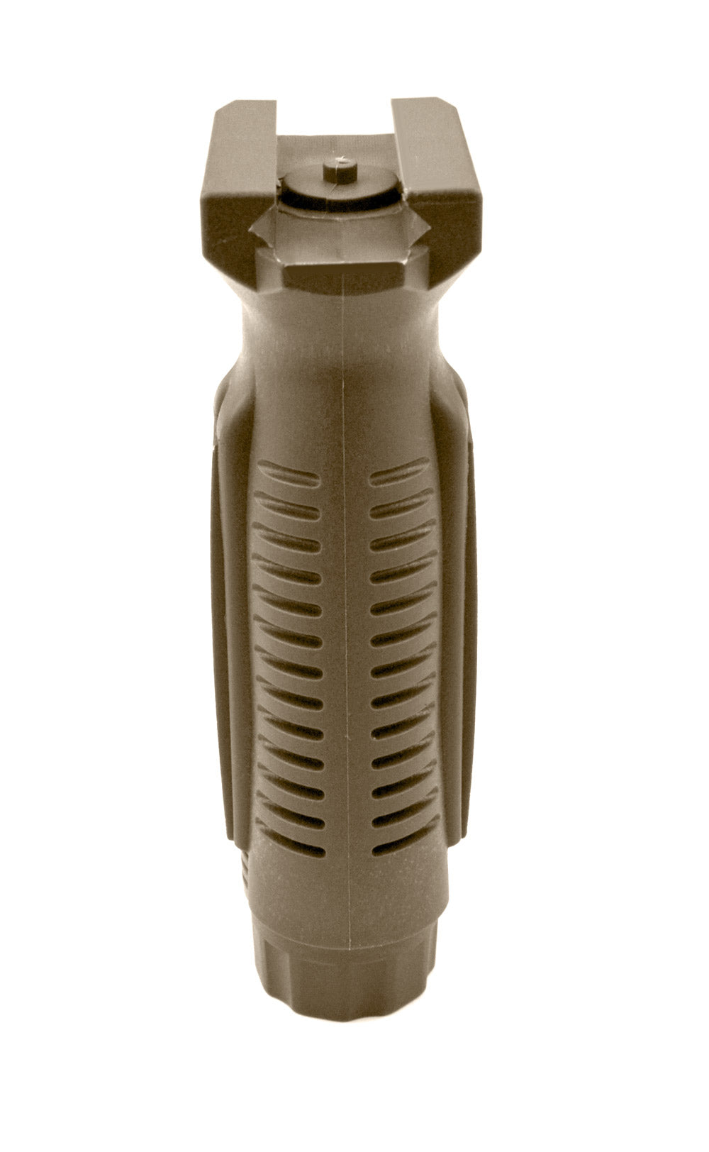 Ergonomic Fixed Vertical Foregrip Grip, Tan