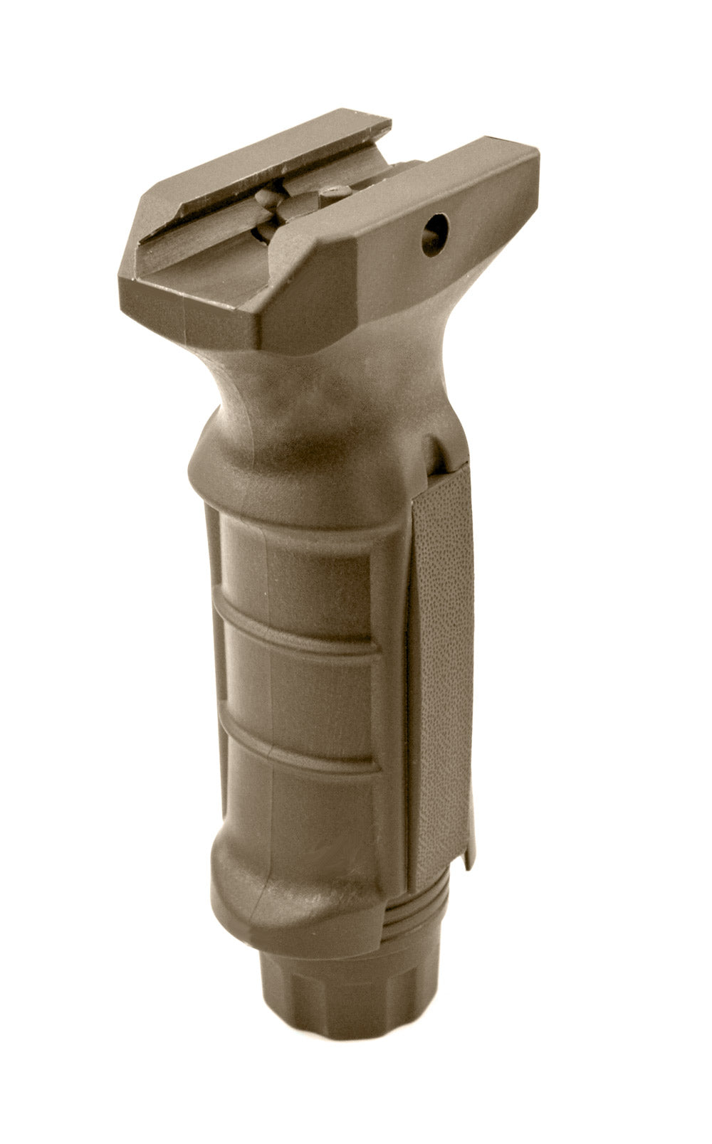 Ergonomic Fixed Vertical Foregrip Grip, Tan