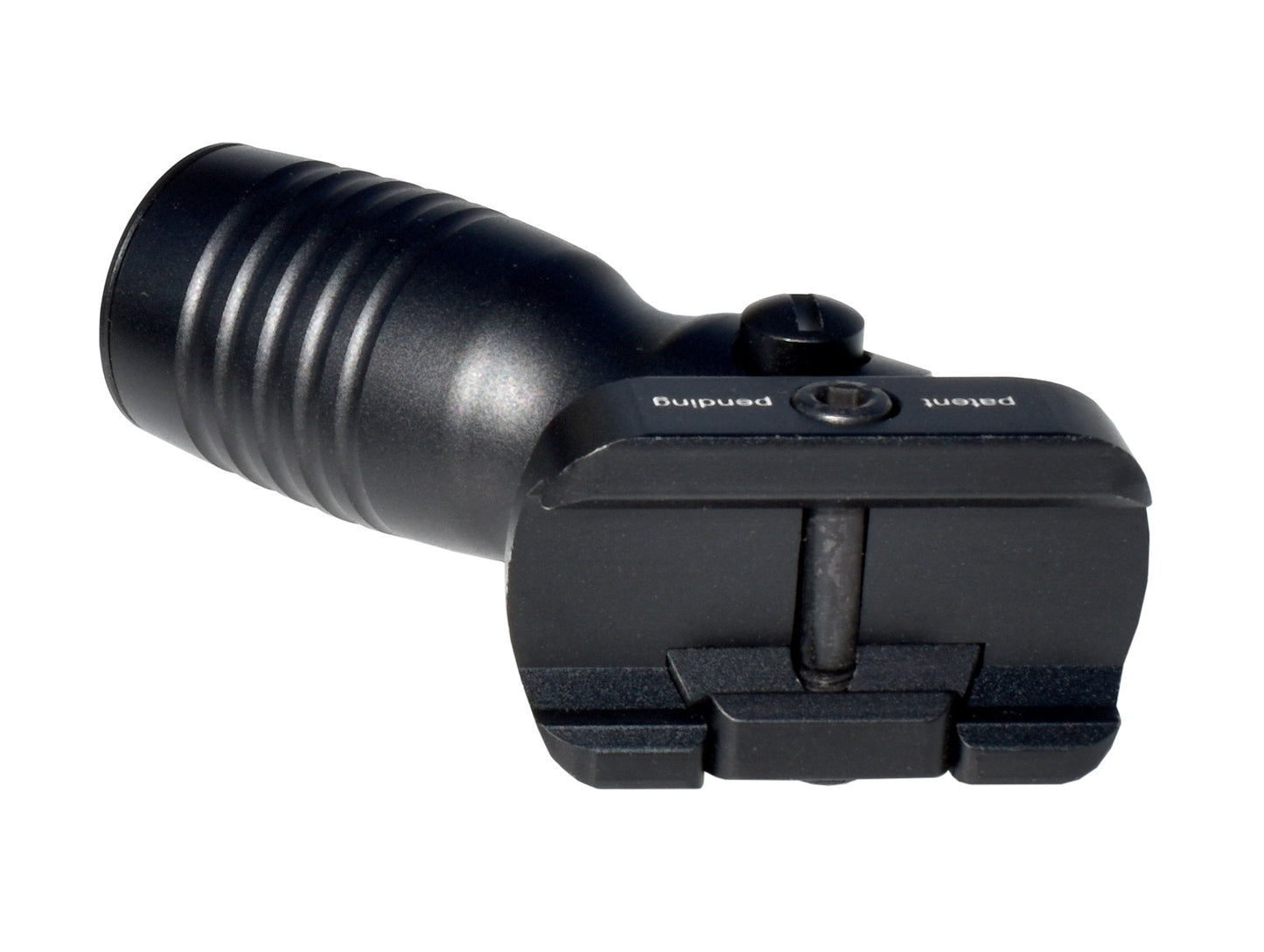 Aluminum 5 Position Folding Shorty Fore Grip, with Storage Compartment, Black. For Picatinny Rails