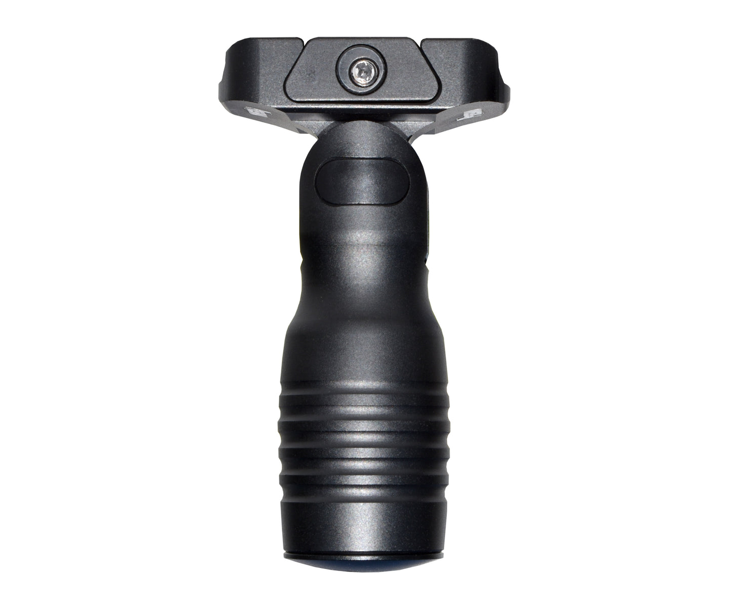 Aluminum 5 Position Folding Shorty Fore Grip, with Storage Compartment, Black. For Picatinny Rails