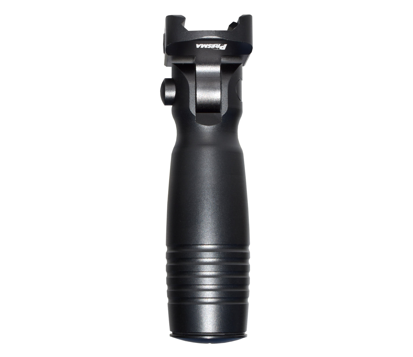 Aluminum 5 Position Folding Fore Grip, with Storage Compartment, Black. For Picatinny Rails.