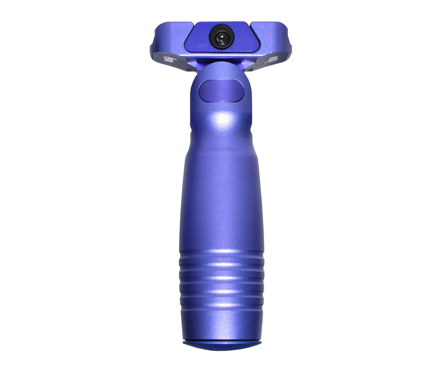 Aluminum 5 Position Folding Fore Grip, with Storage Compartment, Purple. For Picatinny Rails