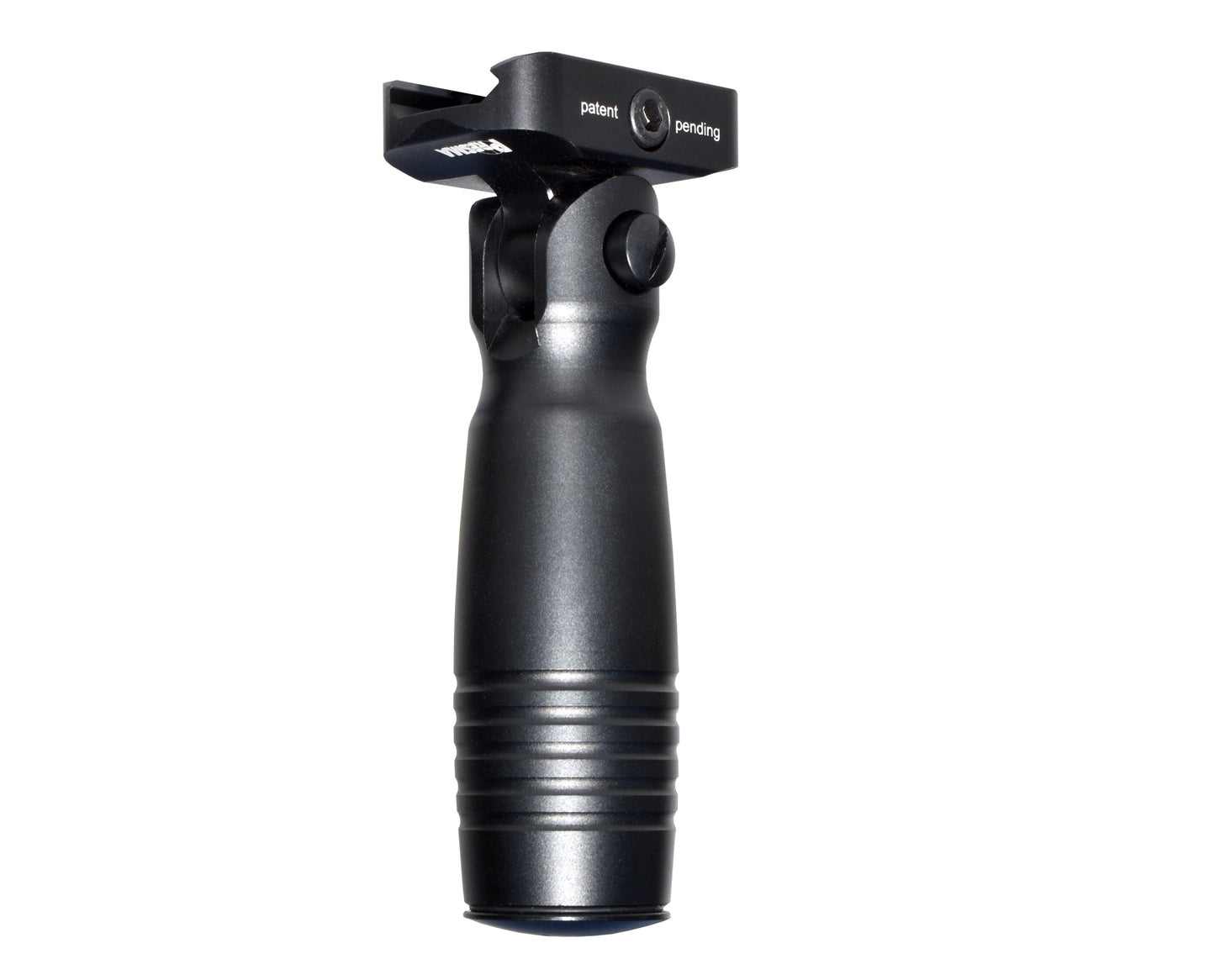 Aluminum 5 Position Folding Fore Grip, with Storage Compartment, Black. For Picatinny Rails.
