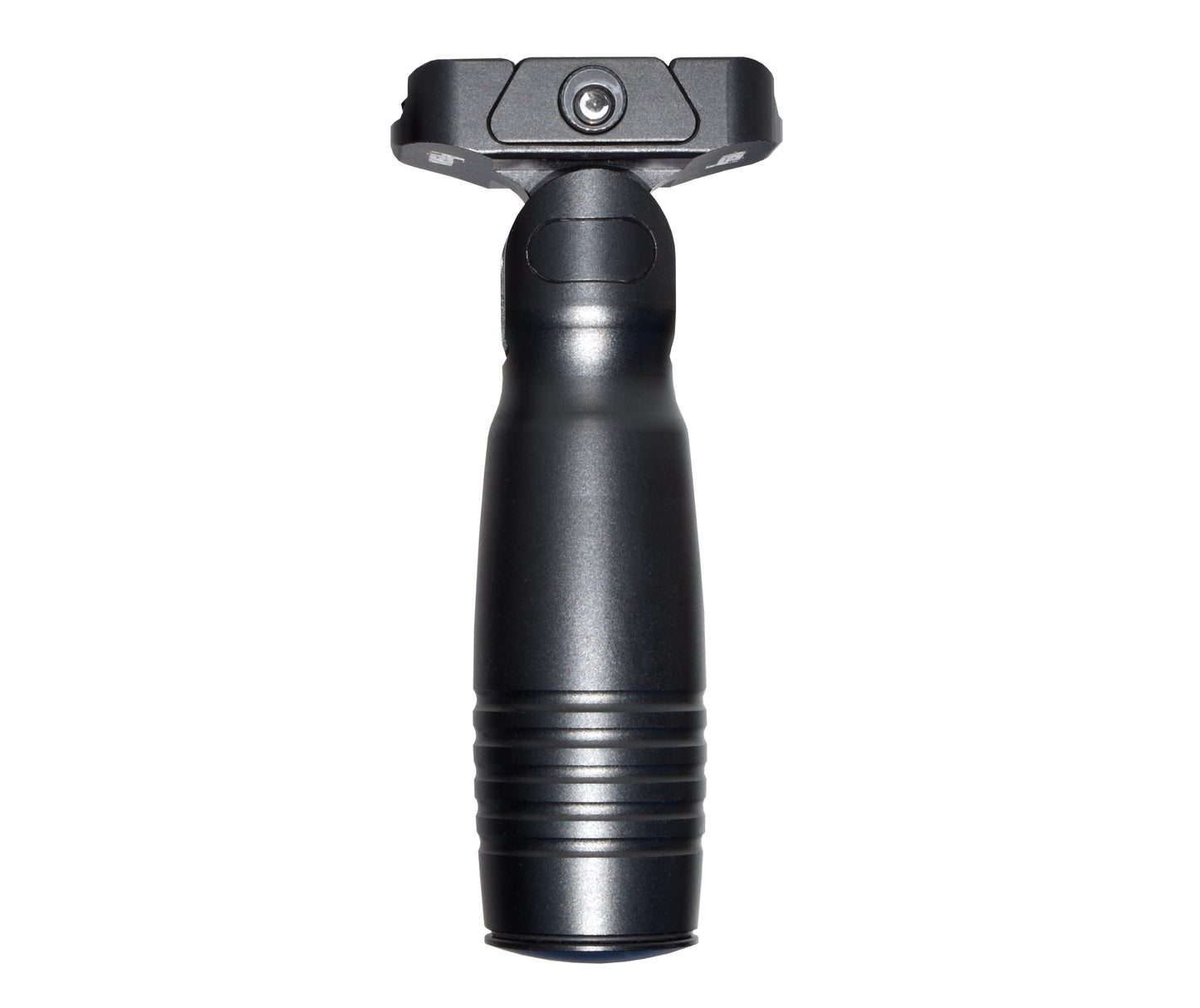 Aluminum 5 Position Folding Fore Grip, with Storage Compartment, Black. For Picatinny Rails.