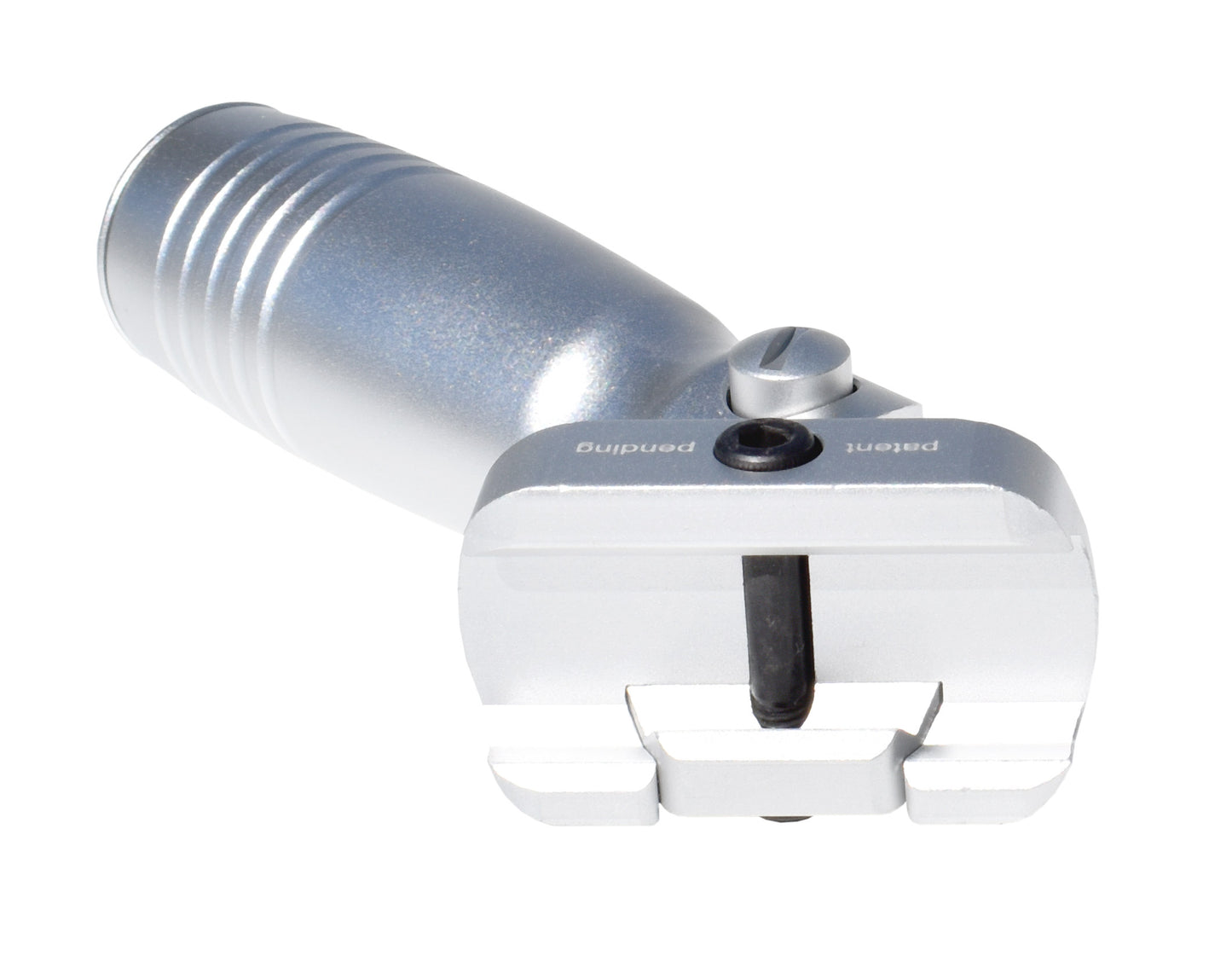 Aluminum 5 Position Folding Fore Grip, with Storage Compartment, Silver. For Picatinny Rails