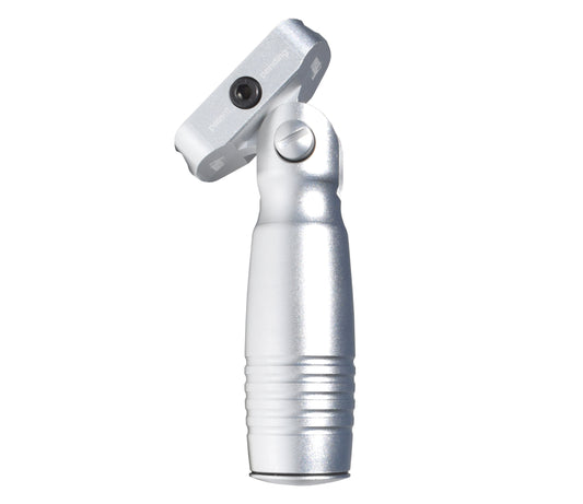 Aluminum 5 Position Folding Fore Grip, with Storage Compartment, Silver. For Picatinny Rails