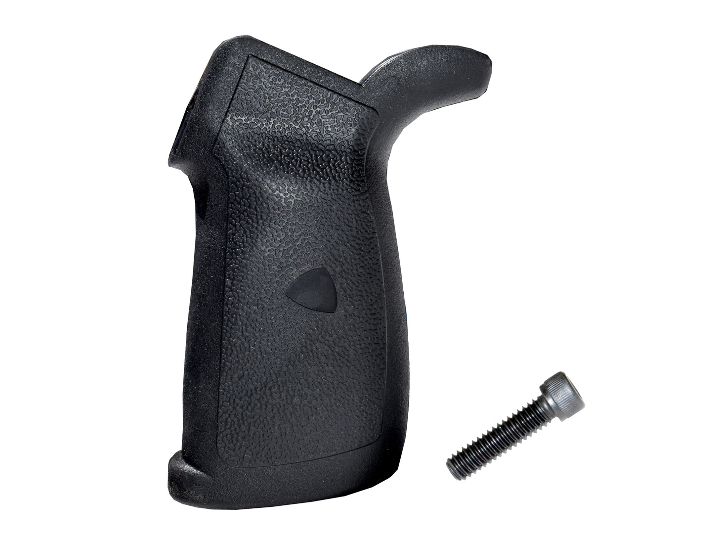 Ergonomic Rubberized Pistol Style Rear Grip for AR's, Black