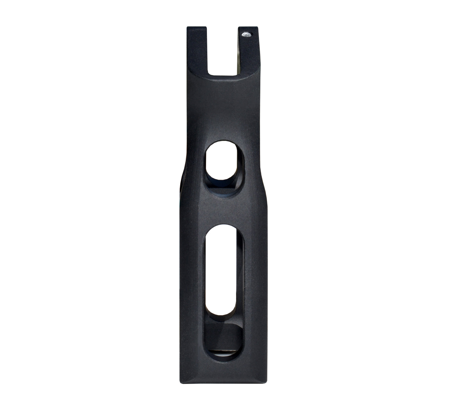 Skeletonized Ergonomic Rear Pistol Style Grip from Presma Inc, Black Anodized Aluminum