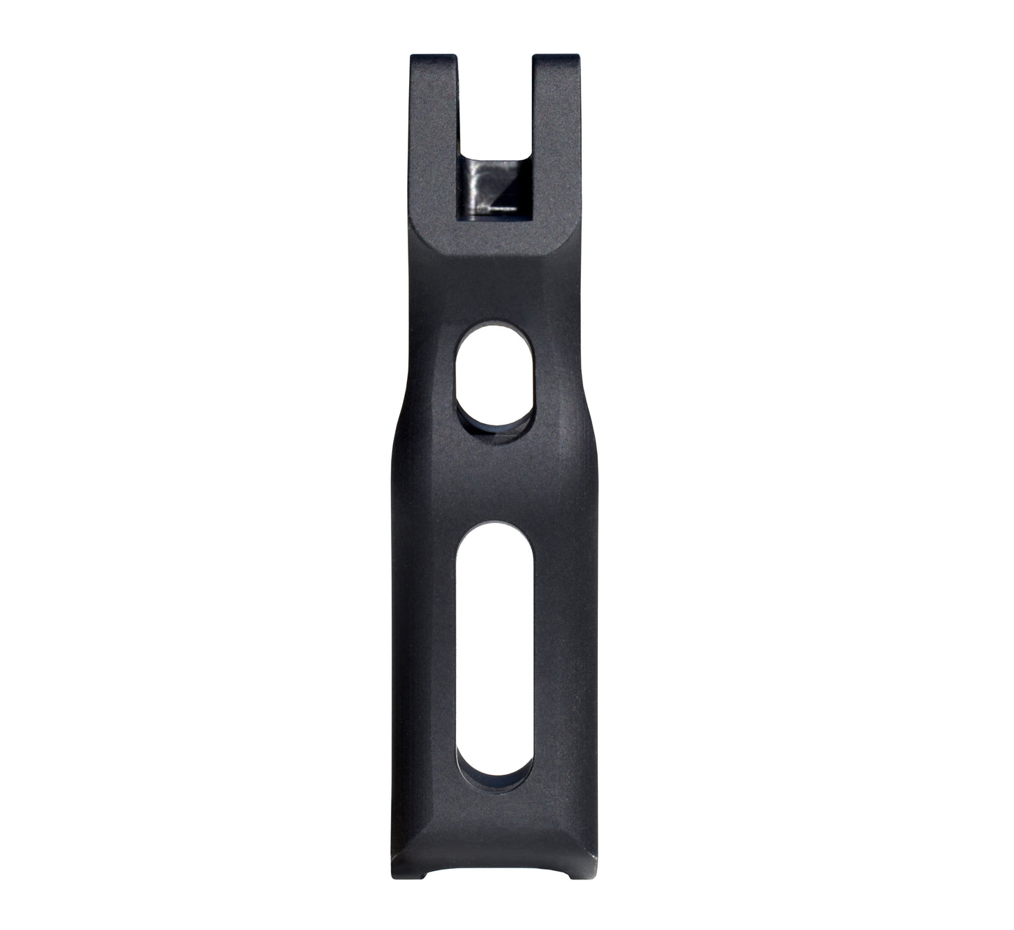 Skeletonized Ergonomic Rear Pistol Style Grip from Presma Inc, Black Anodized Aluminum