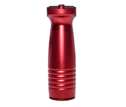 Tactical Aluminum Foregrip Grip with Storage, fits M-LOK slots. Red