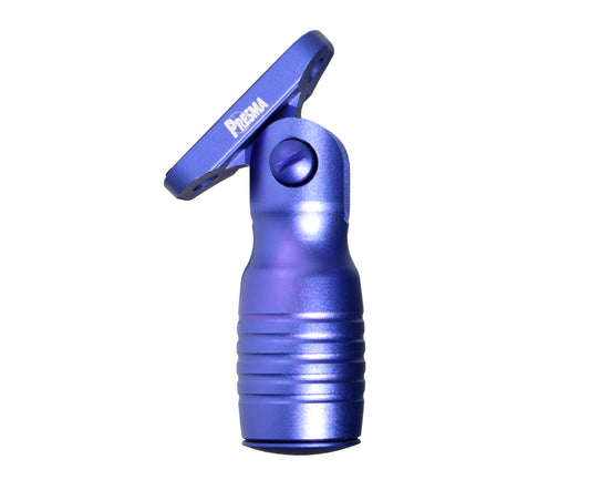 Aluminum 5 Position Shorty Folding Fore Grip, with Storage Compartment, Purple. For M-LOK Rails