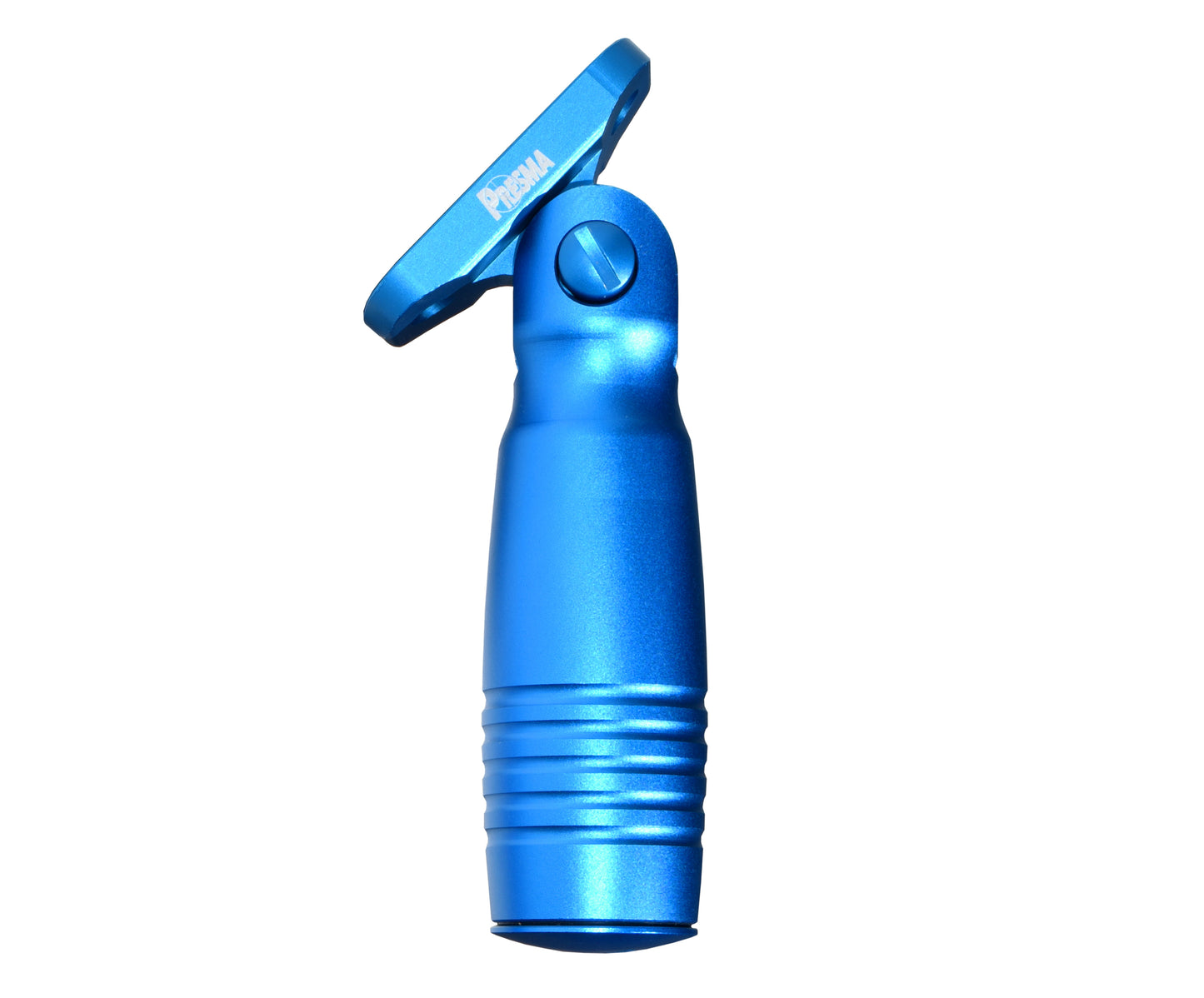 Aluminum 5 Position Folding Fore Grip, with Storage Compartment, Blue. For M-LOK Rails