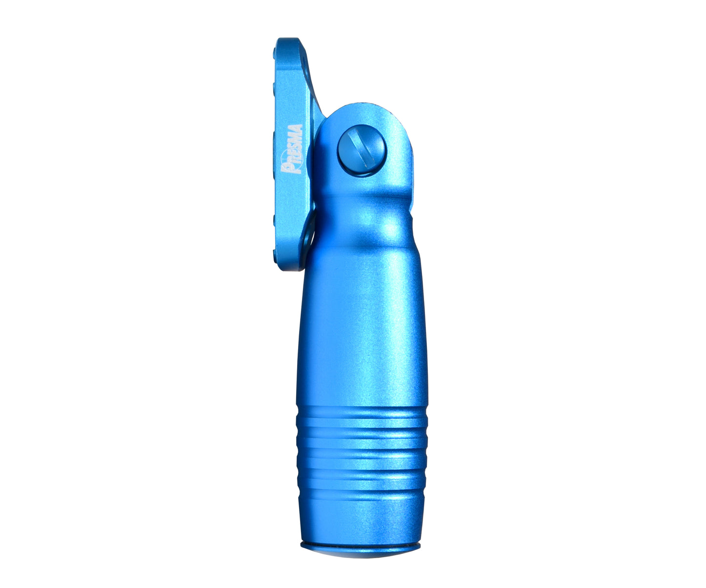 Aluminum 5 Position Folding Fore Grip, with Storage Compartment, Blue. For M-LOK Rails