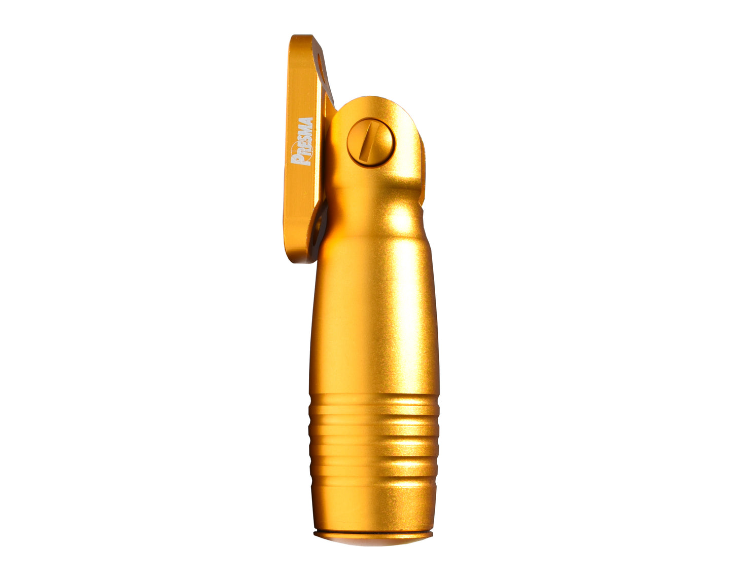 Aluminum 5 Position Folding Fore Grip, with Storage Compartment, Gold. For M-LOK Rails
