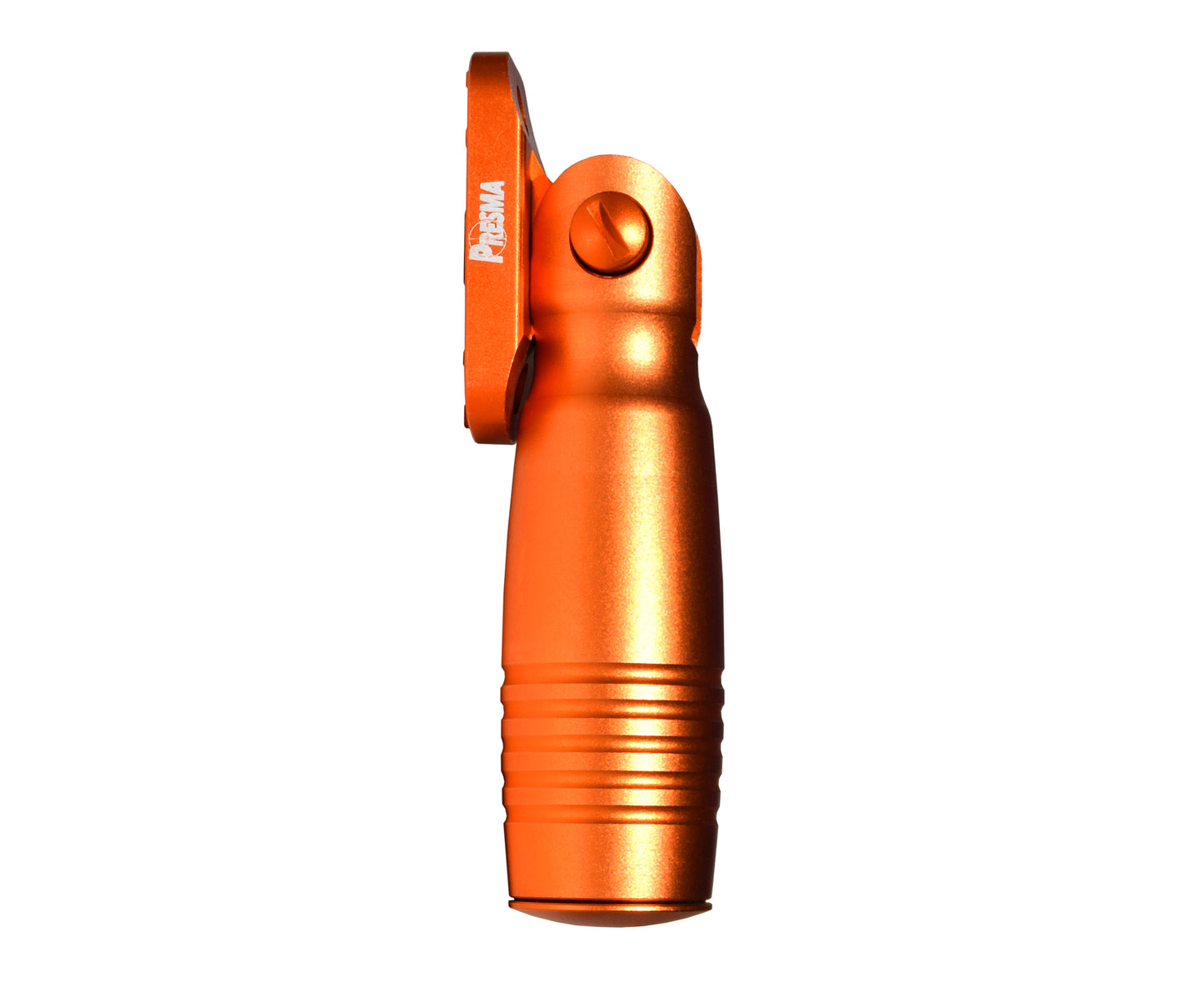 Aluminum 5 Position Folding Fore Grip, with Storage Compartment, Orange. For M-LOK Rails