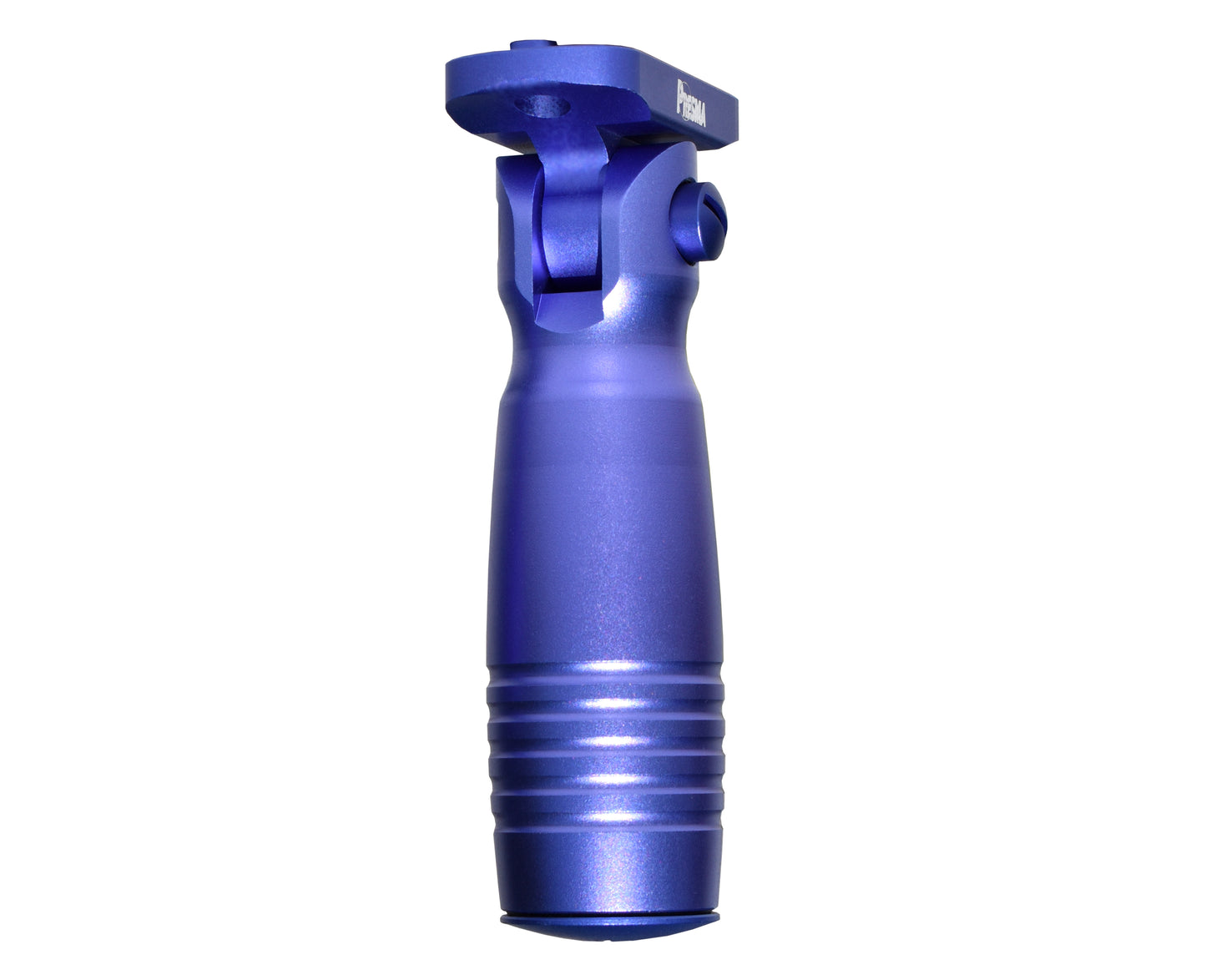 Aluminum 5 Position Folding Fore Grip, with Storage Compartment, Purple. For M-LOK Rails