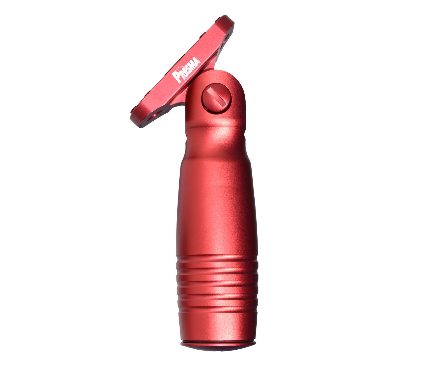 Aluminum 5 Position Folding Fore Grip, with Storage Compartment, Red. For M-LOK Rails