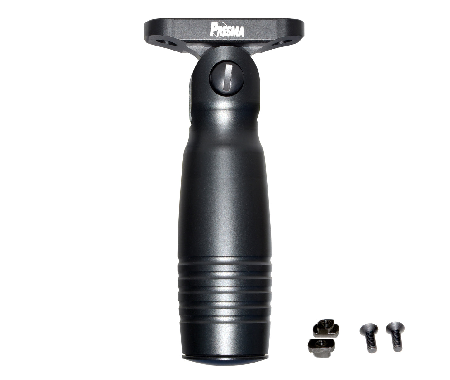 Aluminum 5 Position Folding Fore Grip, with Storage Compartment, Black. For M-LOK Rails
