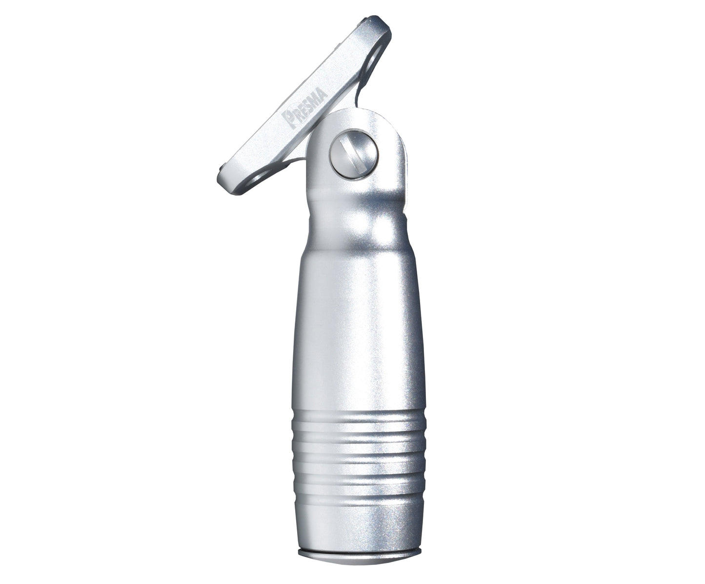 Aluminum 5 Position Folding Fore Grip, with Storage Compartment, Silver. For M-LOK Rails