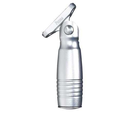 Aluminum 5 Position Folding Fore Grip, with Storage Compartment, Silver. For M-LOK Rails