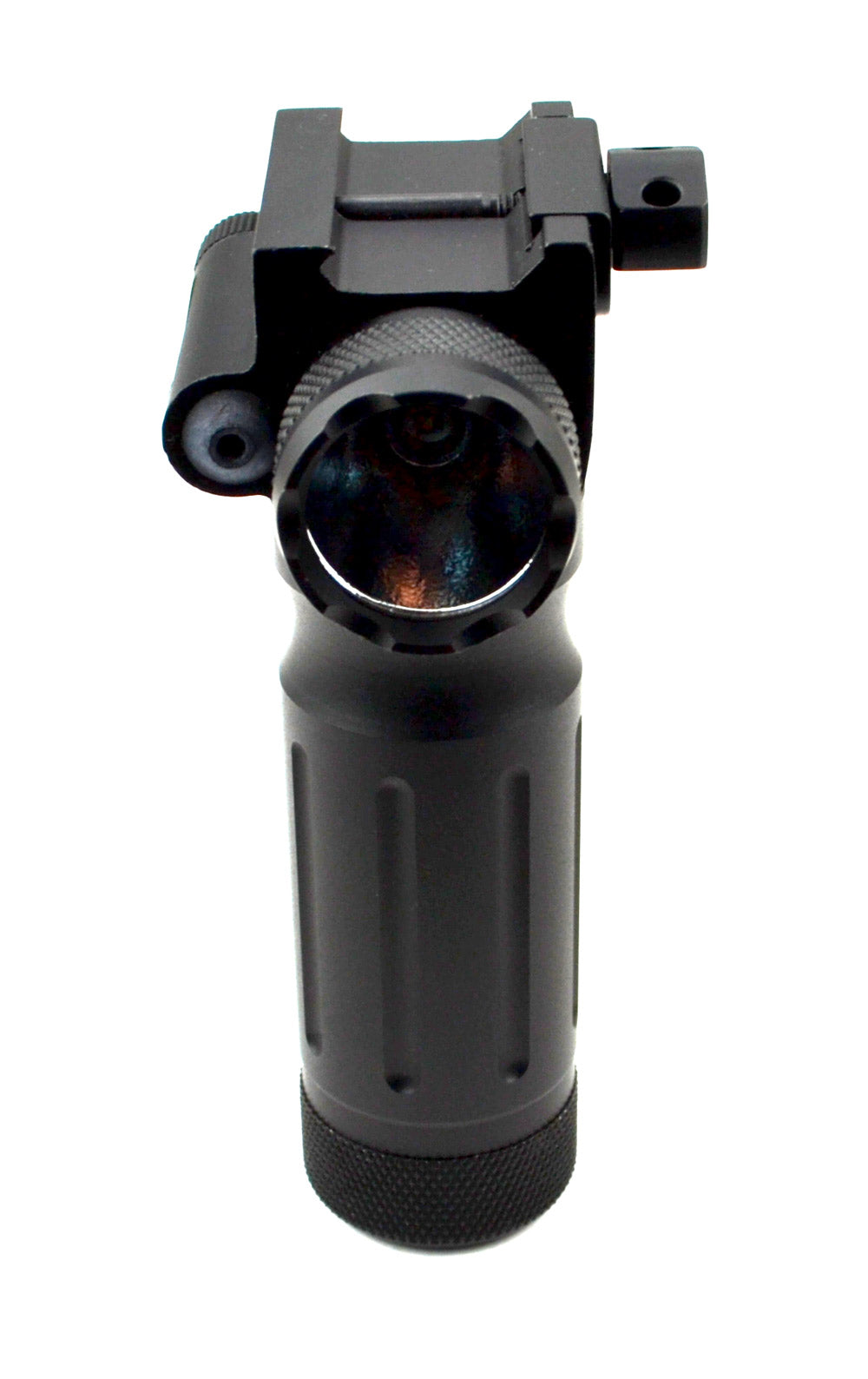 Kexuan Aluminum Fixed Vertical Foregrip Grip with Flashlight and Red Laser Sight