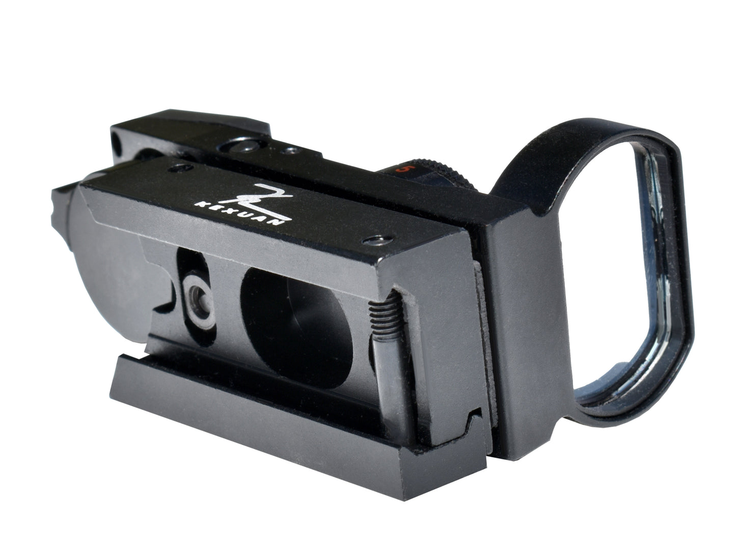 Kexuan Mini Reflex Dot Sight, 4 Red/Green Reticle Patterns with Picatinny Mount