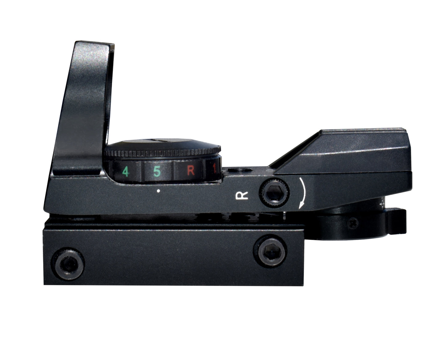 Kexuan Mini Reflex Dot Sight, 4 Red/Green Reticle Patterns with Picatinny Mount