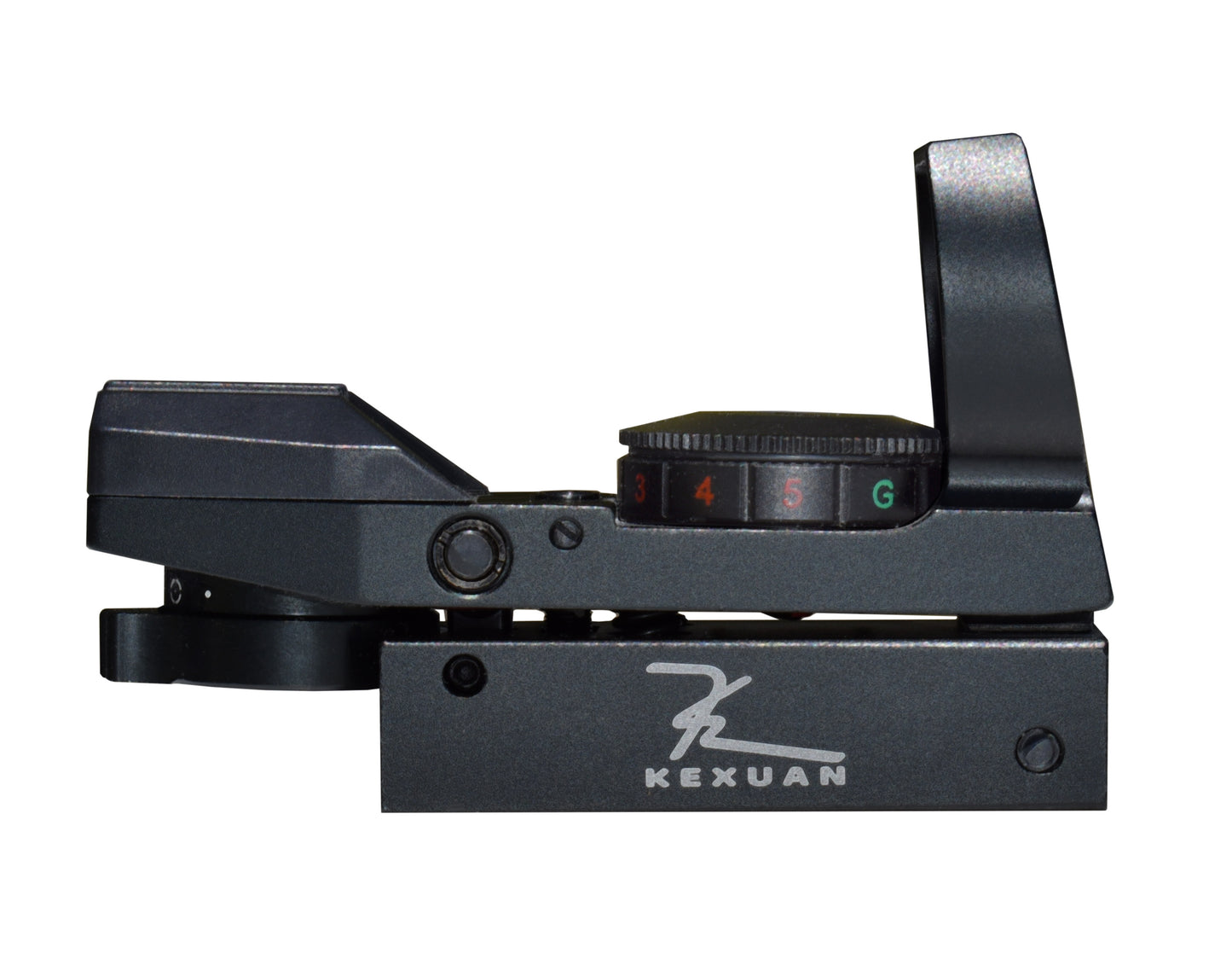 Kexuan Mini Reflex Dot Sight, 4 Red/Green Reticle Patterns with Picatinny Mount